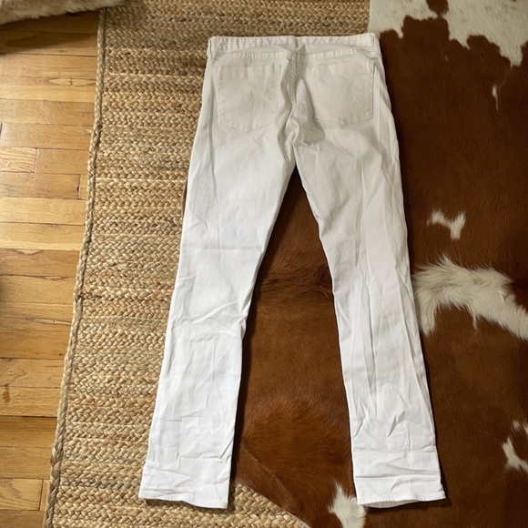 J Crew White Stretch Boot Cut Jeans, size 29R - Picture 6 of 6
